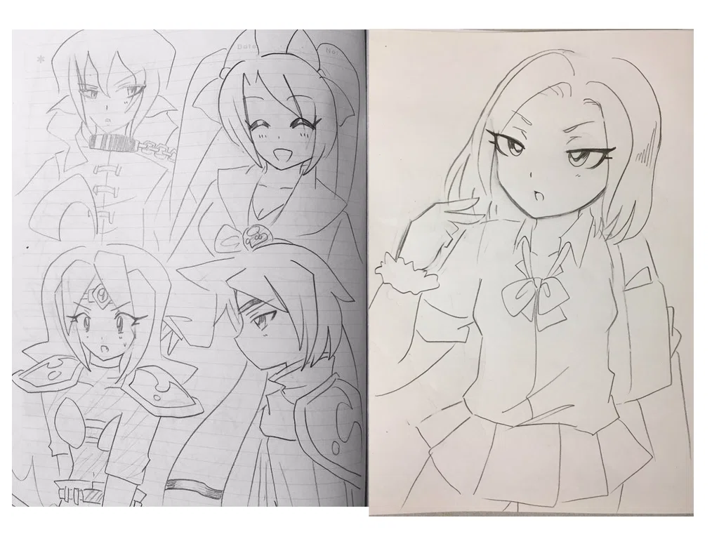 ずっと同じような下手な絵を描き続けている人｜アレン