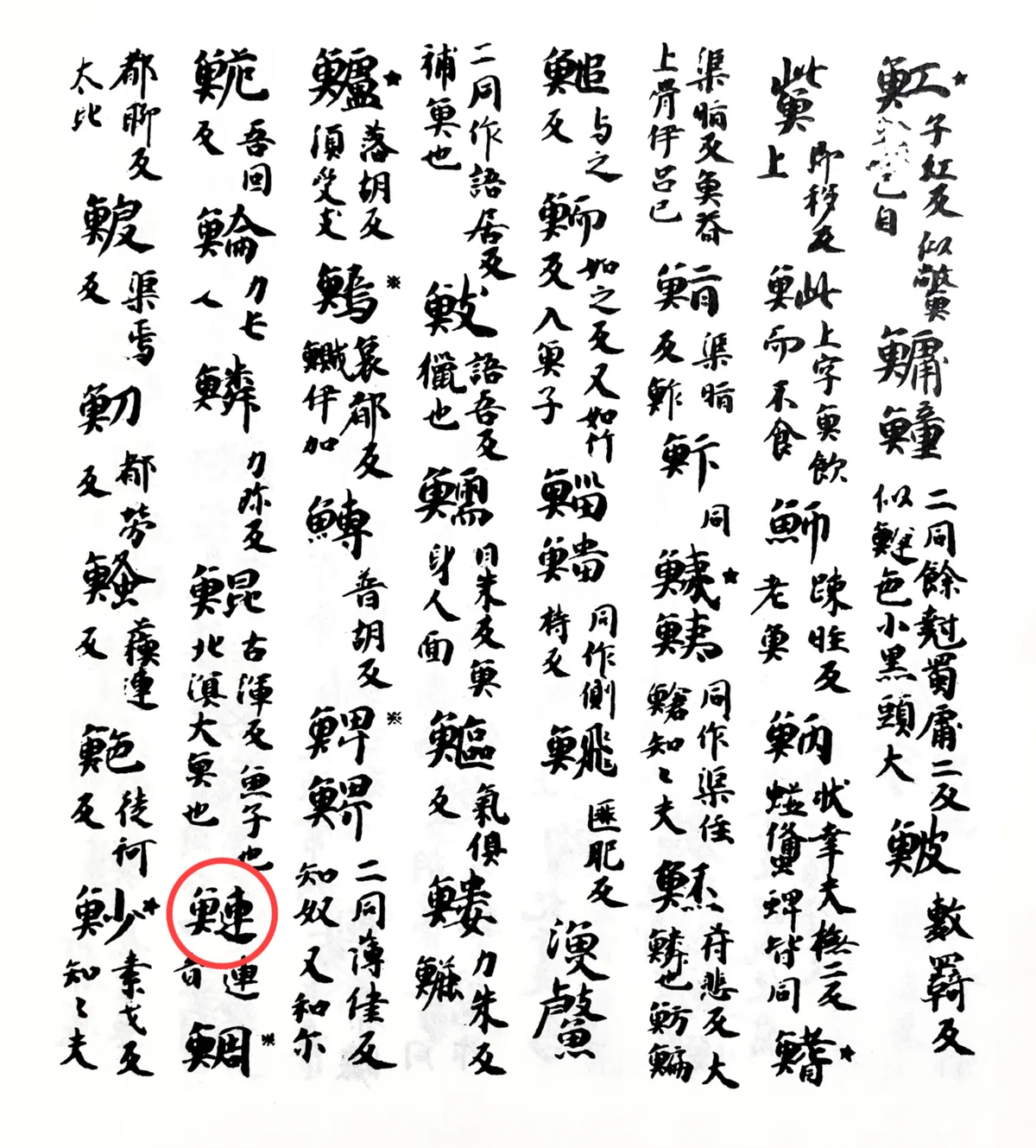 『新撰字鏡』に見える「鰠」字反切の誤写|白玉庵