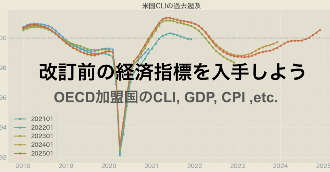Pythonコードあり】OECD諸国のリアルタイムの経済指標を取得する｜理央