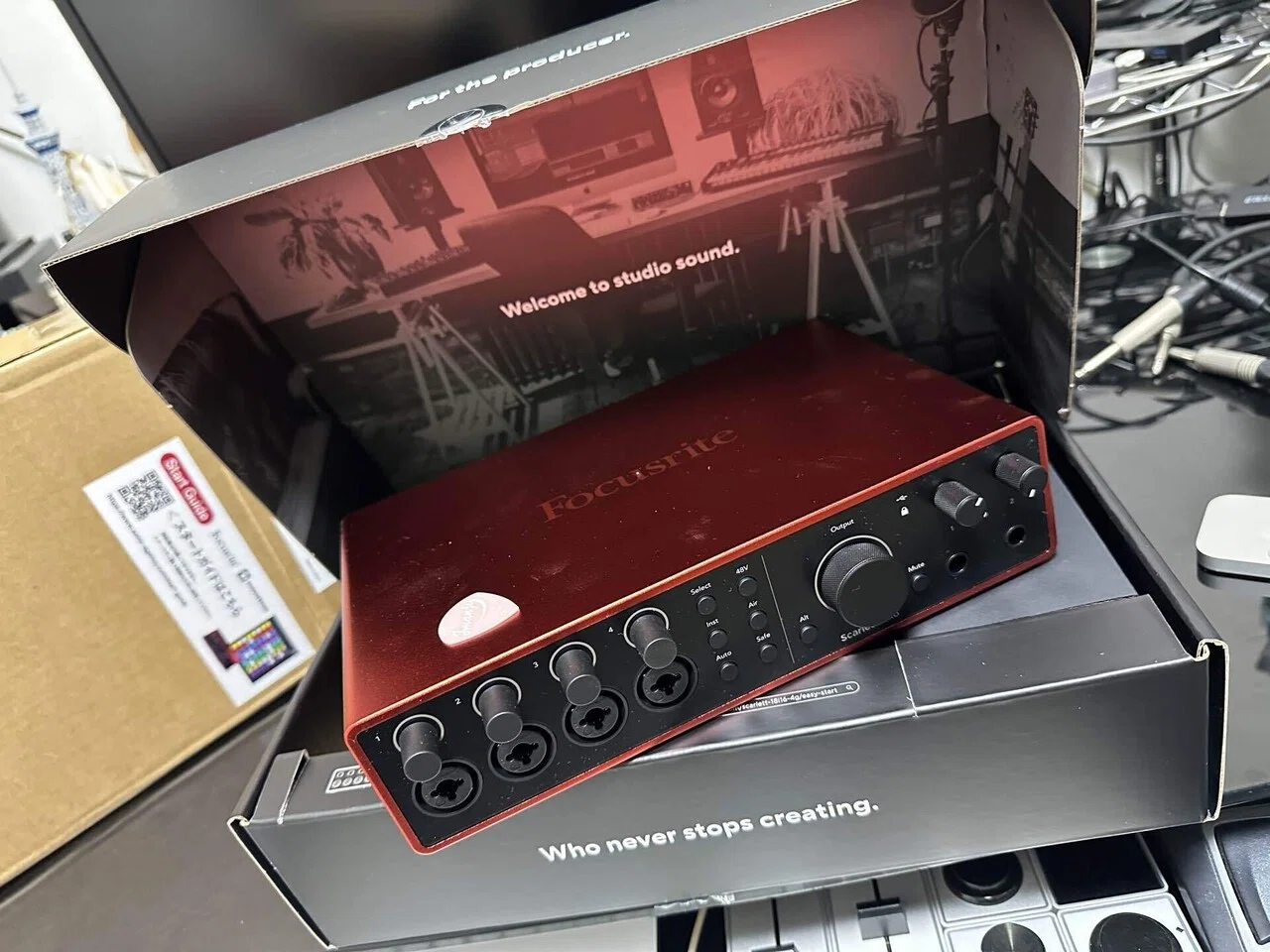 新しい道具 New Gear 】 オーディオインターフェイス Scarlett 18i16