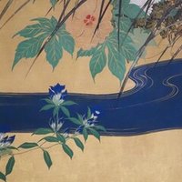 Amazon.co.jp: 完品 小松茂美解説『光悦筆 四季草花宗達下絵和歌