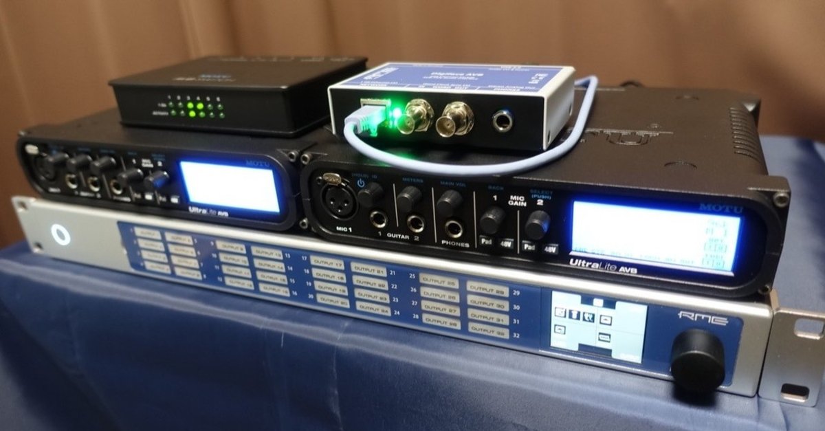 RME × MOTU AVBを使ったマニピシステムの考案|tidbit inc. RME × MOTU AVBを使ったマニピシステムの考案|tidbit inc.