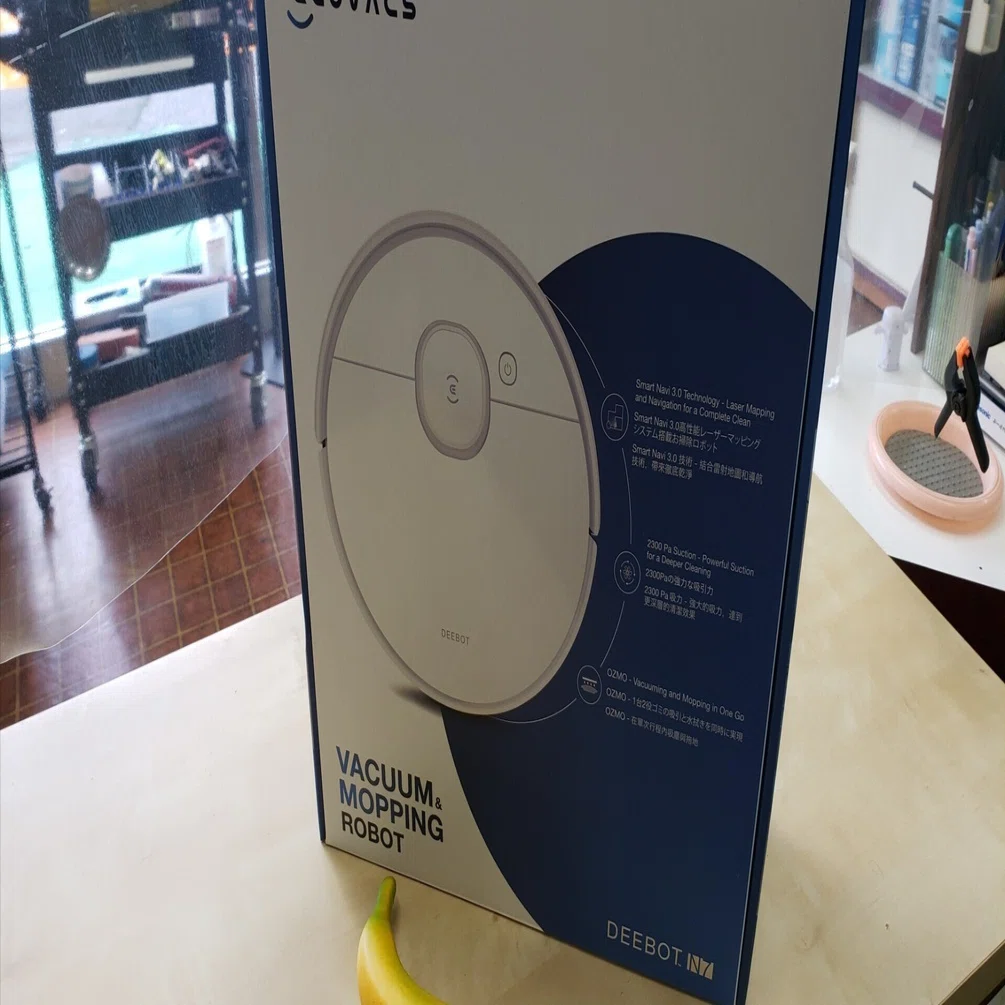 ロボット掃除機 ECOVACS DEEBOT N7 その11 空箱どうする｜有)越谷電器