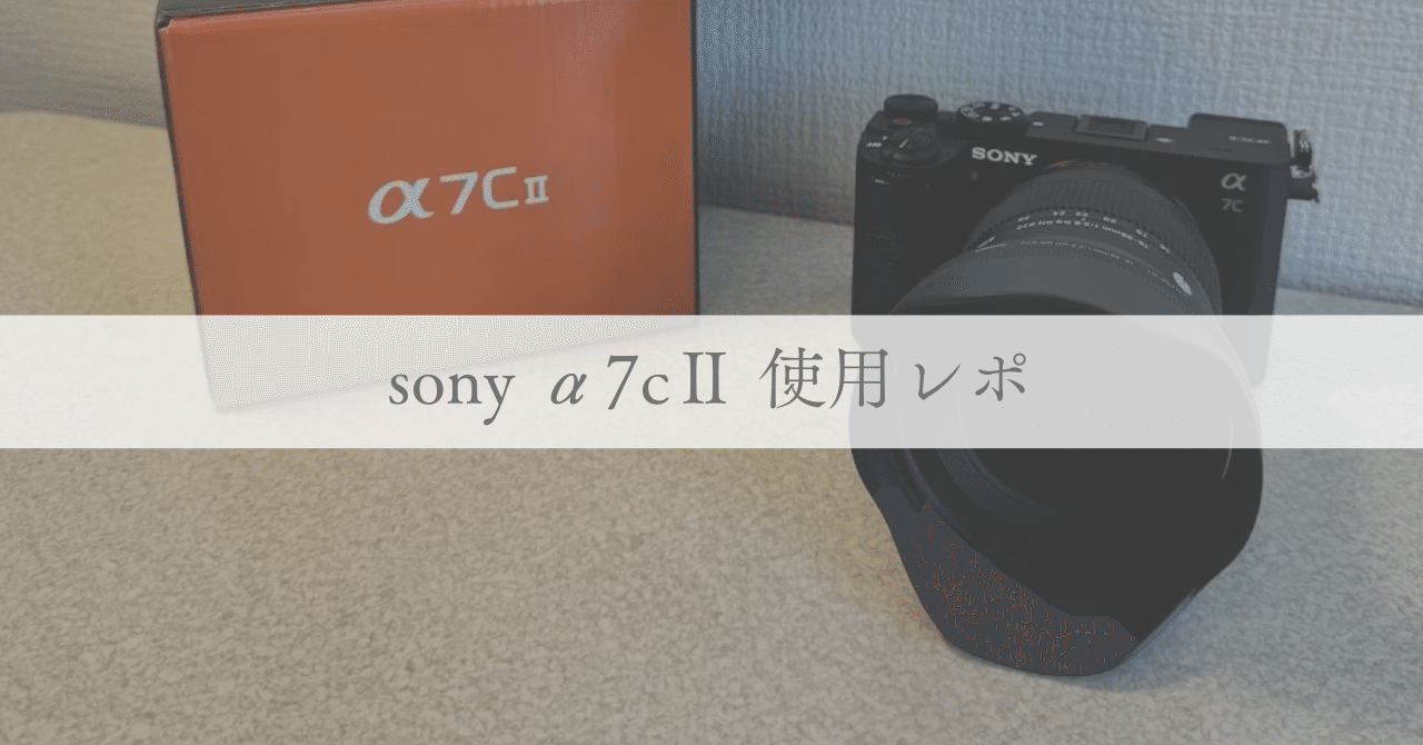 sony α7cⅡ 使用レポ｜miyuki | 暮らしと建築