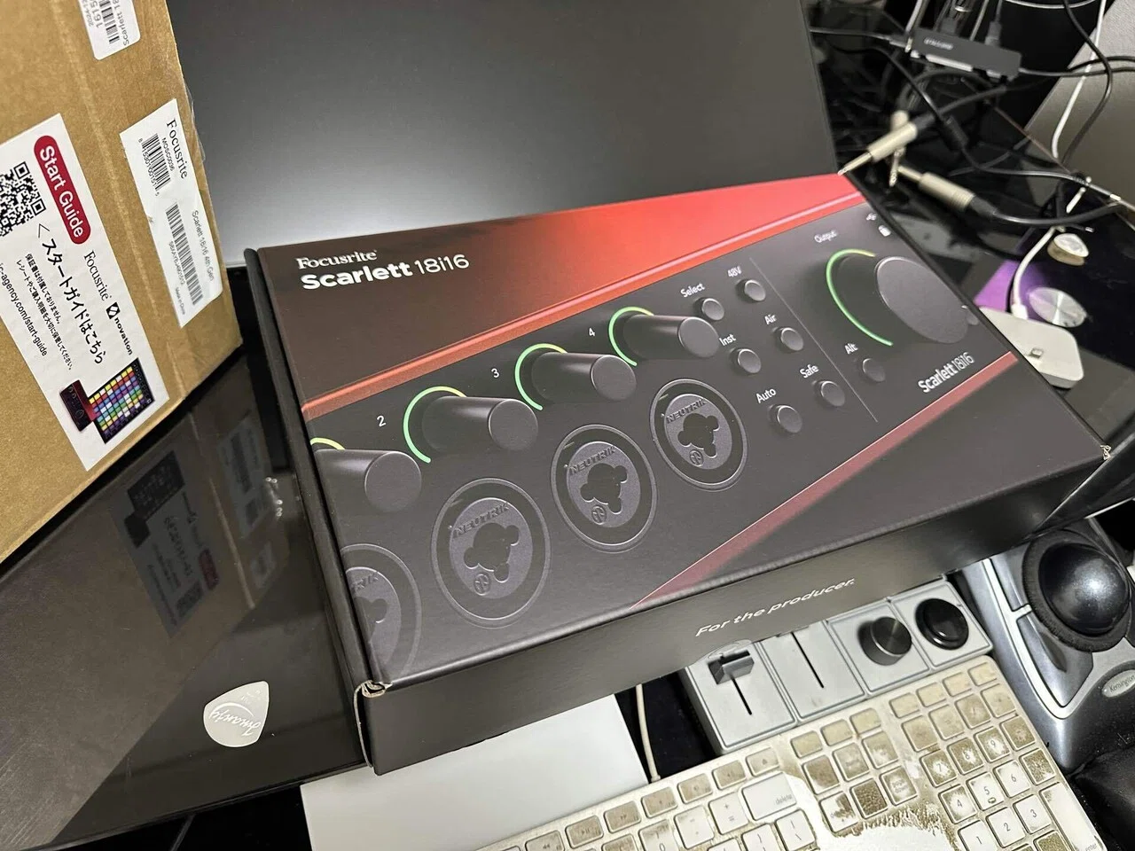新しい道具 New Gear 】 オーディオインターフェイス Scarlett 18i16