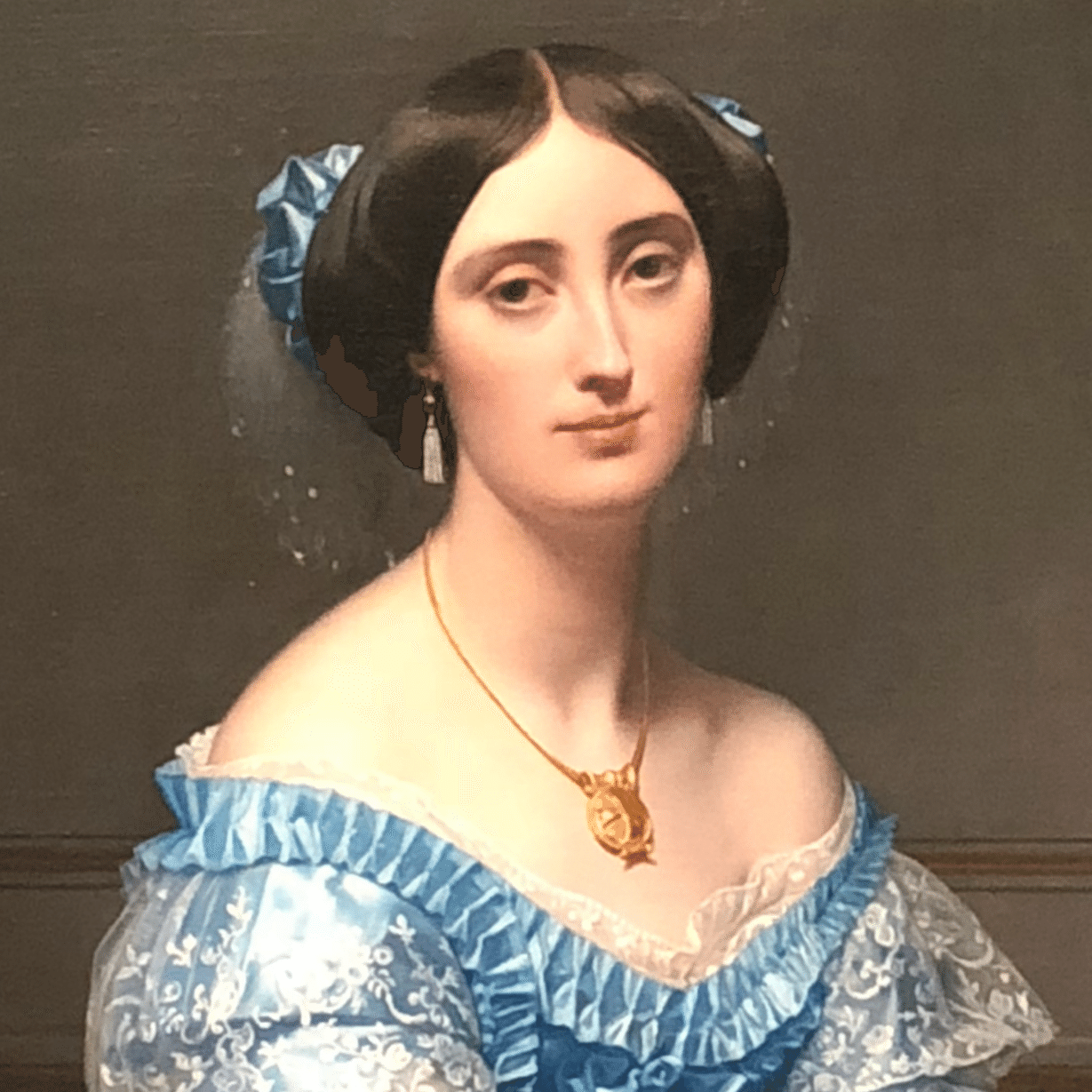 お気に入りの名画散歩 「ド・ブロイ公爵夫人の肖像」 （ドミニク