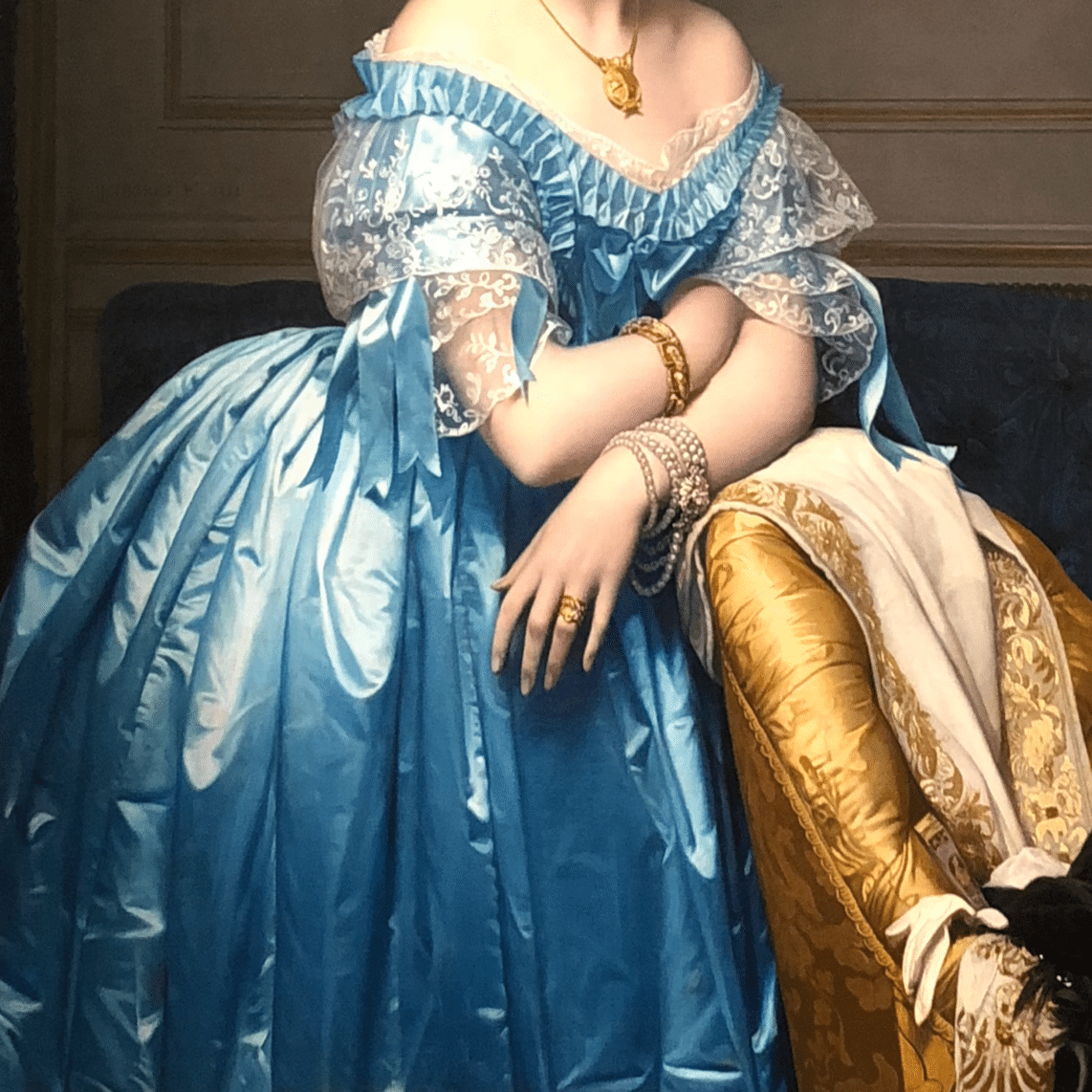 お気に入りの名画散歩 「ド・ブロイ公爵夫人の肖像」 （ドミニク