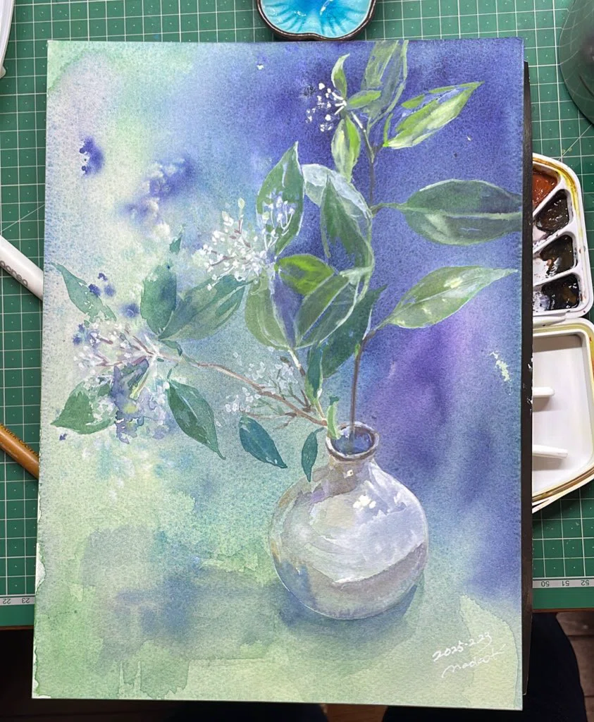 A Story About Online Watercolor Classes｜nyororo @美術準備室