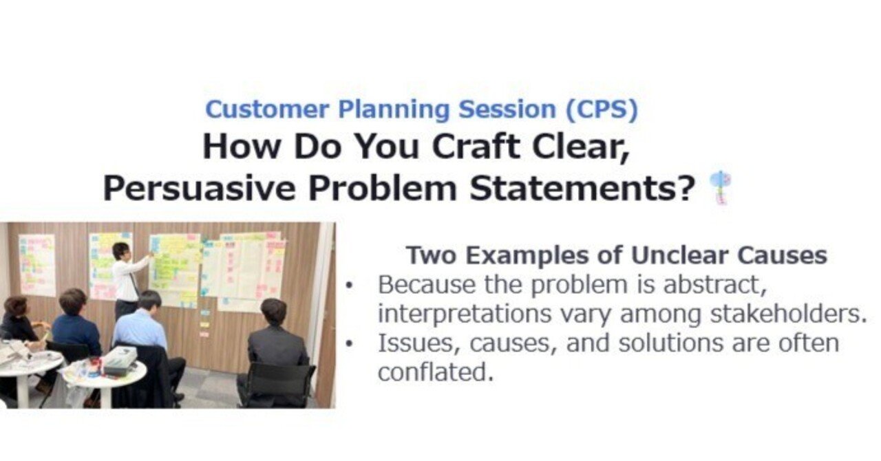 CPS: How Do You Craft Clear, Persuasive Problem Statements?🎐｜大薮 俊一 🎈 70 ...
