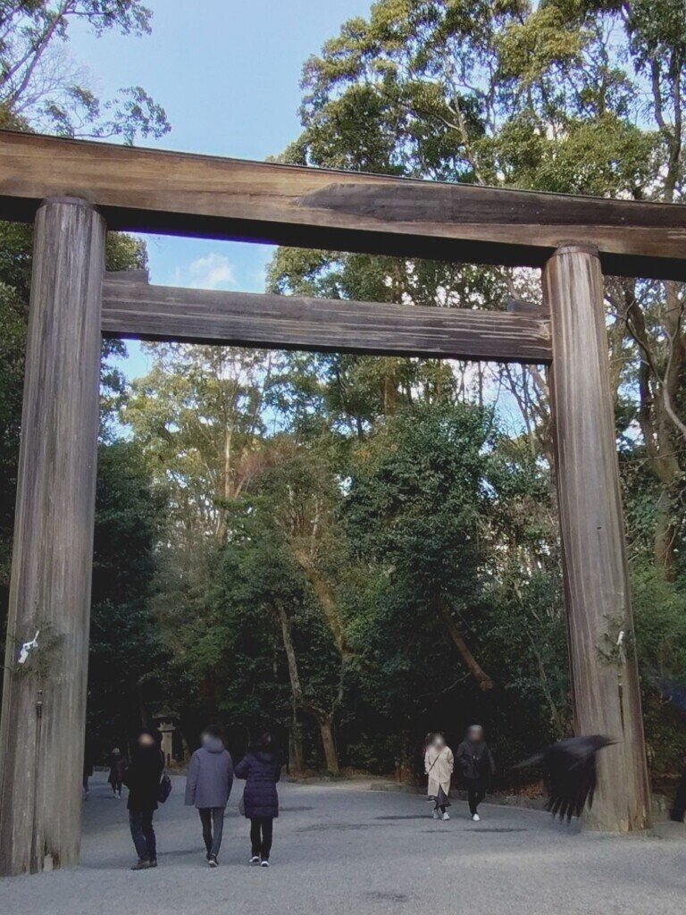 一点物/原画】八咫烏と鳥居【F3号】【一点物/原画】