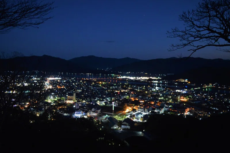 佐伯城と 夜景 おおの たつや Note
