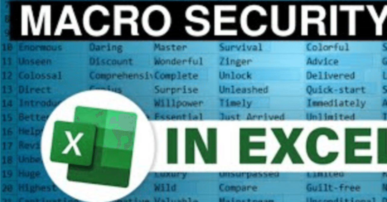 Excelマクロが動かない？よくある原因と解決策10選｜東京 AI 研究所