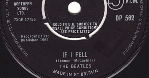 UK盤輸出用Single：「If I Fell / Tell Me Why (DP 562)」と逆輸入対策