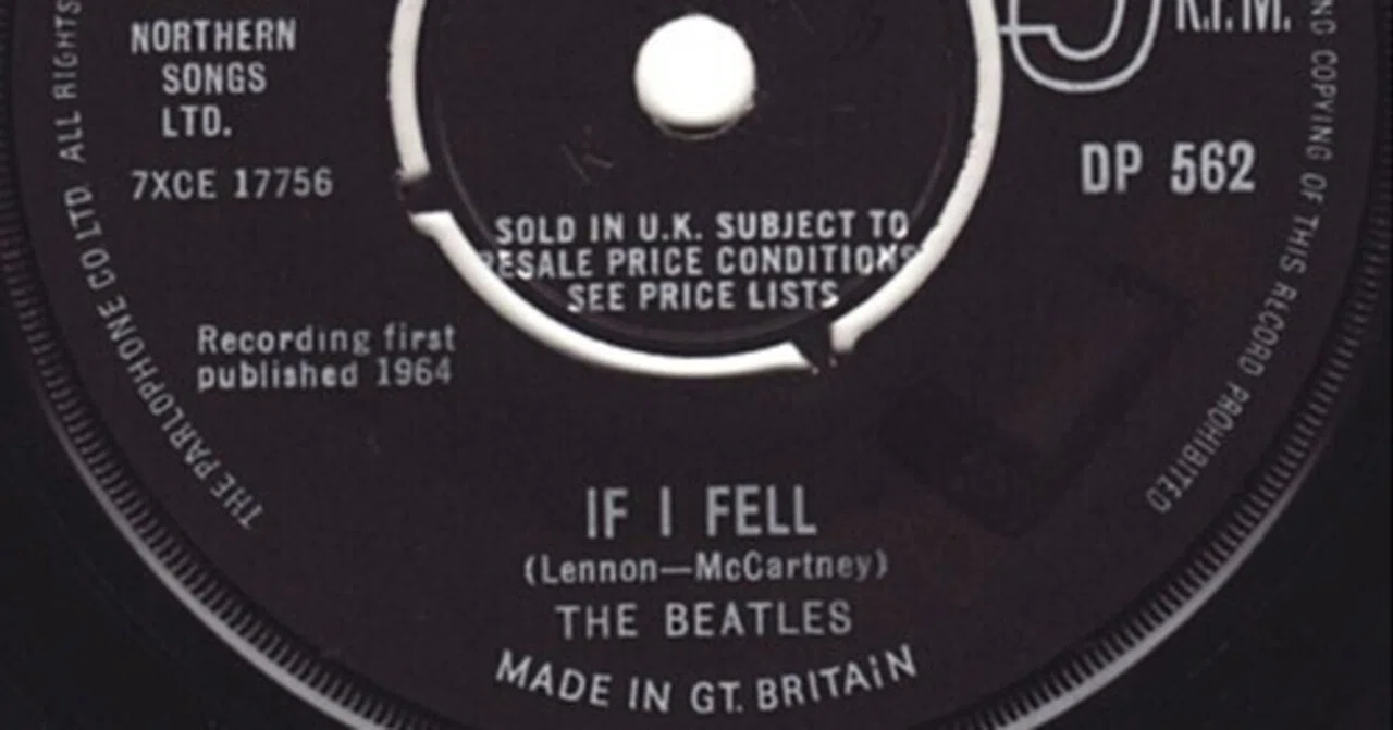 UK盤輸出用Single：「If I Fell / Tell Me Why (DP 562)」と逆輸入対策