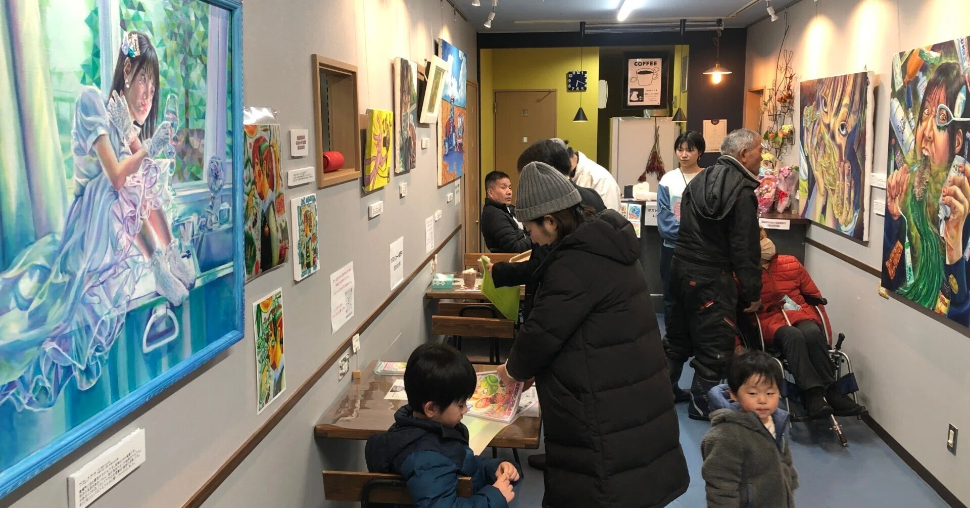 美幌のカフェで、美幌の高校生の個展|吉田拓実|さいこうファーム 美幌のカフェで、美幌の高校生の個展|吉田拓実|さいこうファーム