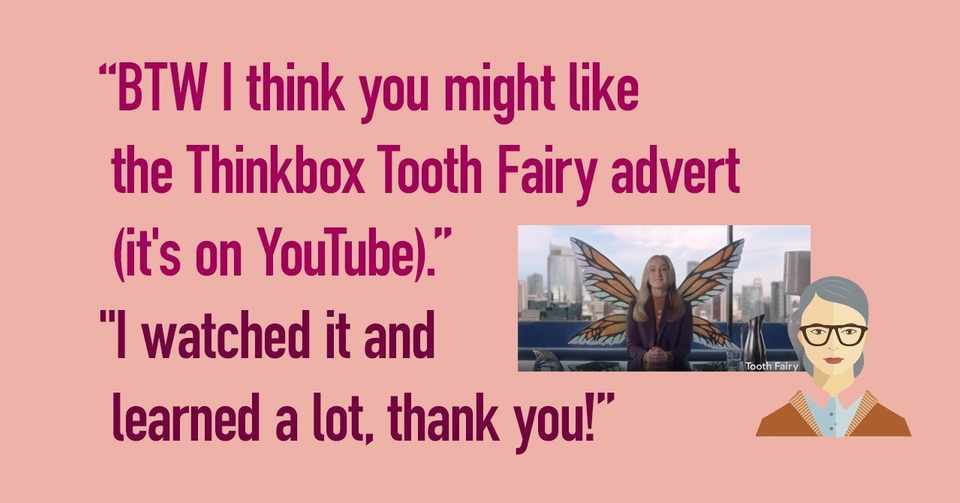 168 歯の妖精とcmの逆襲 クリエイターのための英語 ベッカム Note