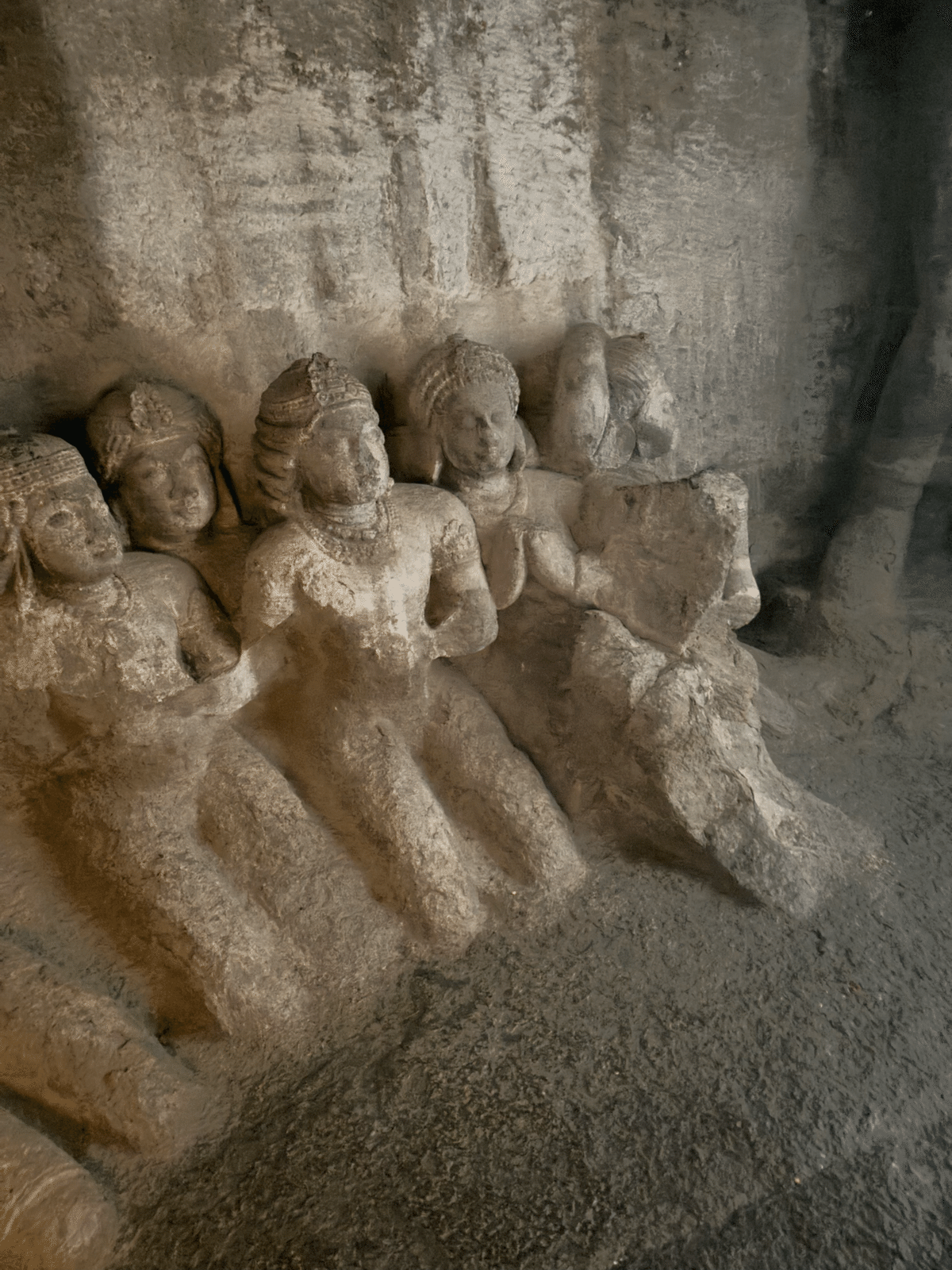 Angkor『Antefix』インドラ　石像　ドヴァーラパーラ世界遺産800年前 Angkor『Antefix』インドラ 石像 ドヴァーラパーラ世界遺産800年前