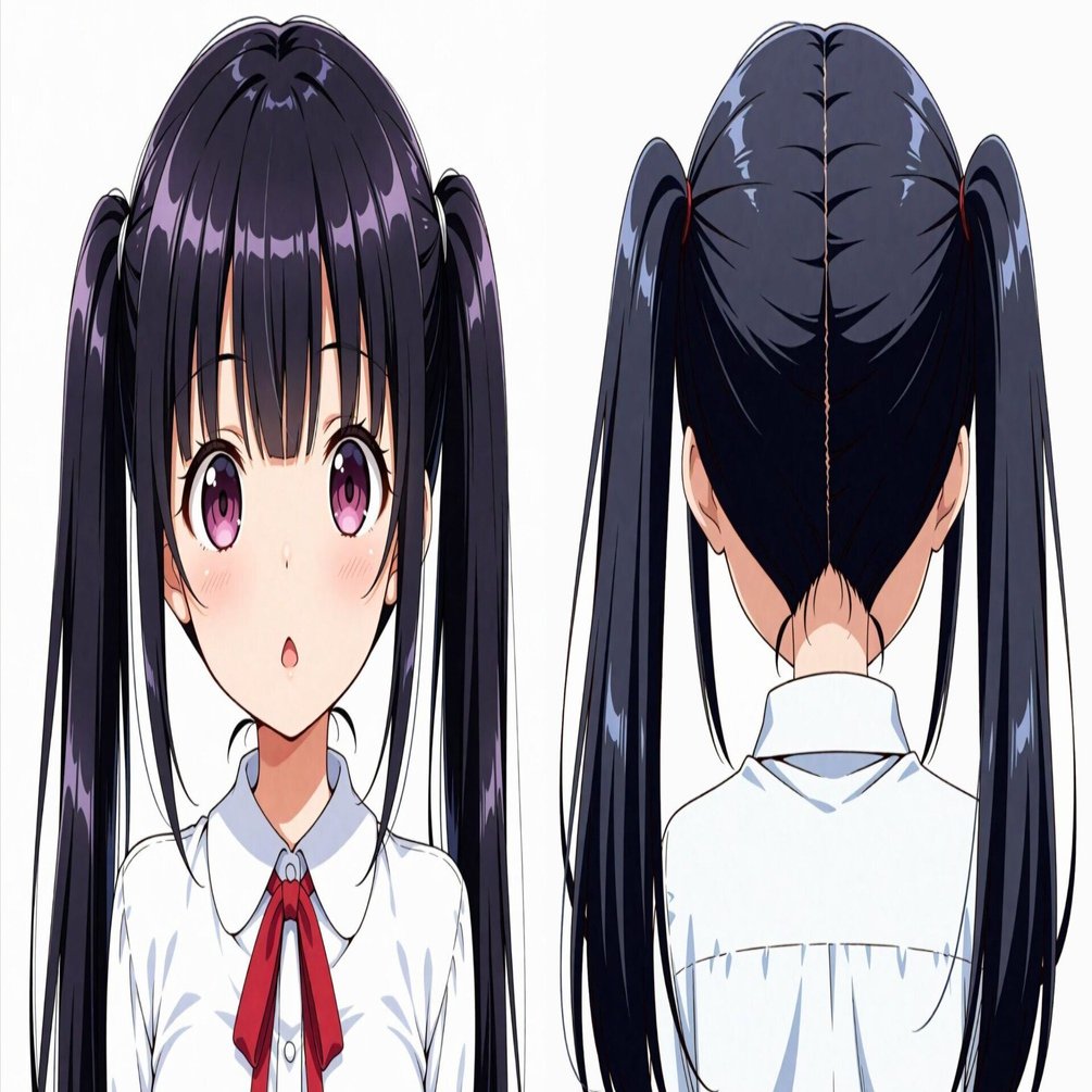 Stable Diffusion- Illustrious】髪のプロンプト④（ツインテール