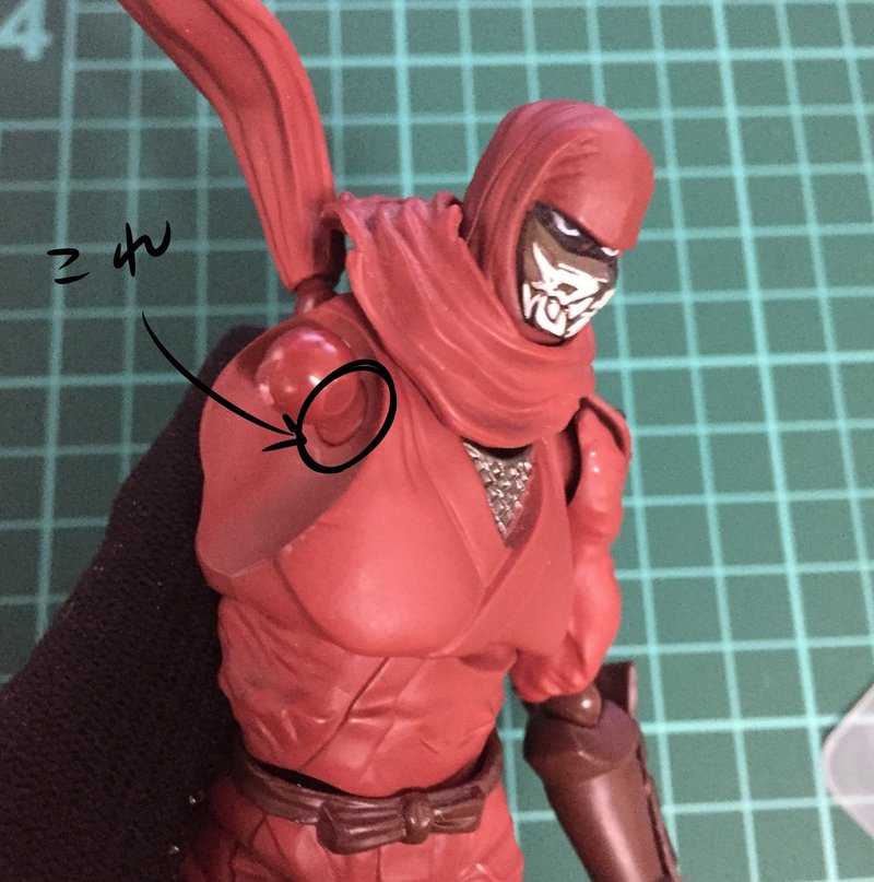 肩をケジメされたfigmaニンジャスレイヤーをdiyで修理してみた Itサラリマン Note 肩をケジメされたfigmaニンジャスレイヤーをdiyで修理してみた Itサラリマン Note