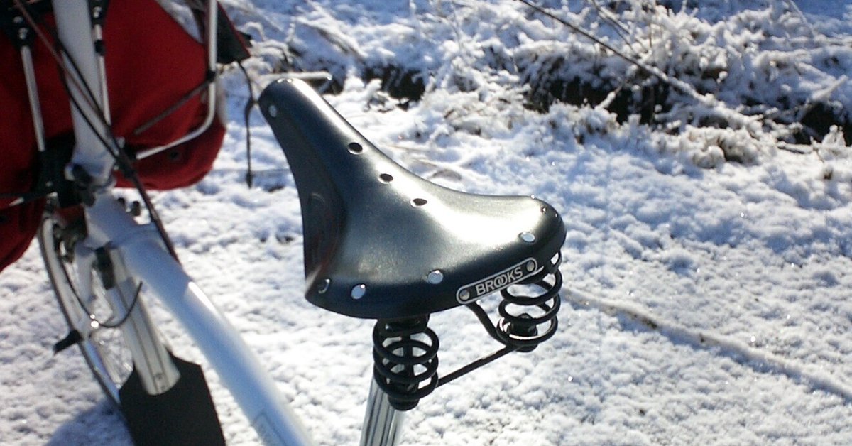 ブロンプトンに革サドルという極上の贅沢【BROOKS B17 FLYER