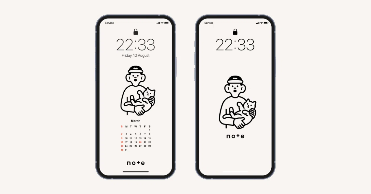 We have created official note smartphone wallpapers! Save the
