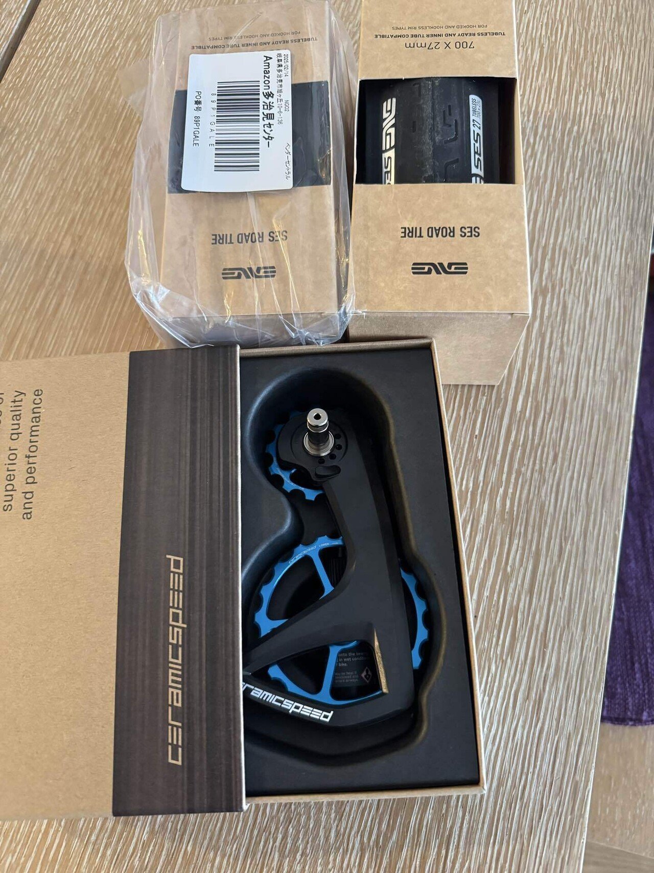 爆速チェンジ！CeramicSpeedOSPW乗り換えとabsoluteBLACK HOLLOWCAGE