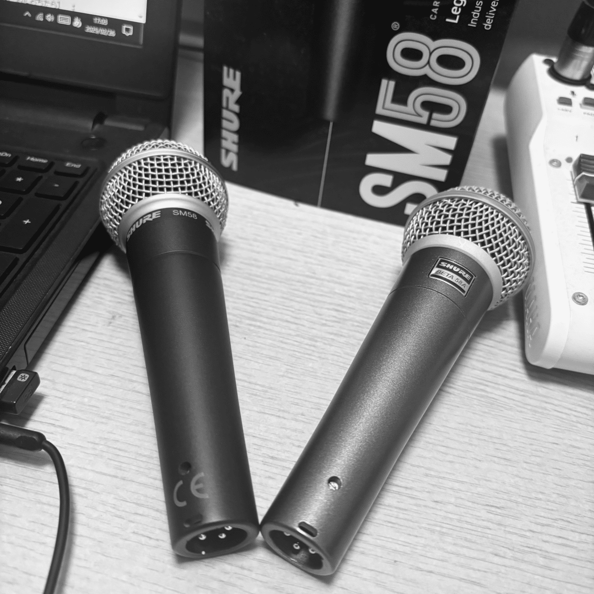 音楽】新しいダイナミックマイク買ったよ！Shure SM58とChatGPT