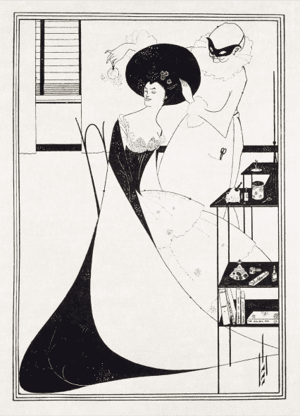 BEARDSLEY オーブリービアズリー　大判『湖の貴婦人テレースとアーサー王』 BEARDSLEY オーブリービアズリー 大判『湖の貴婦人テレースと