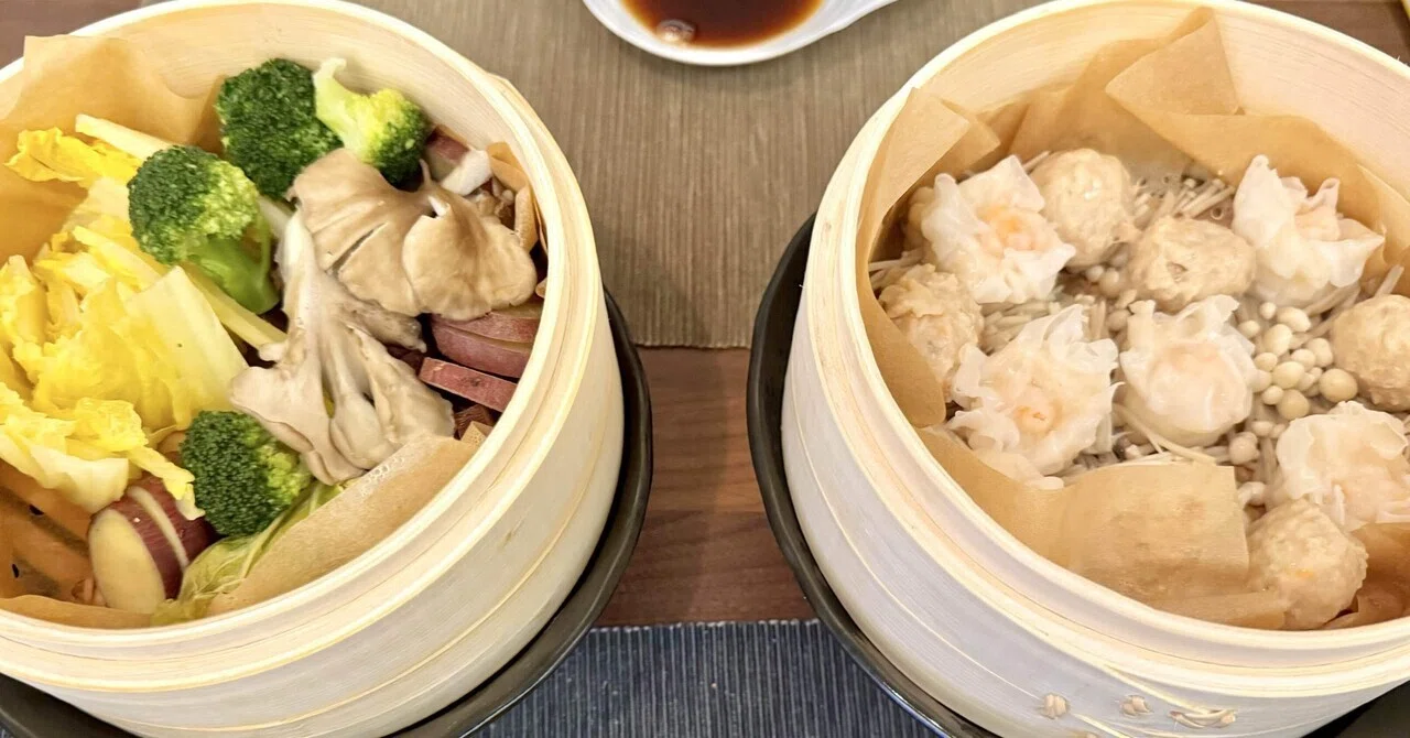 ホットクックで蒸籠蒸しをしている話｜ぽぽぽ