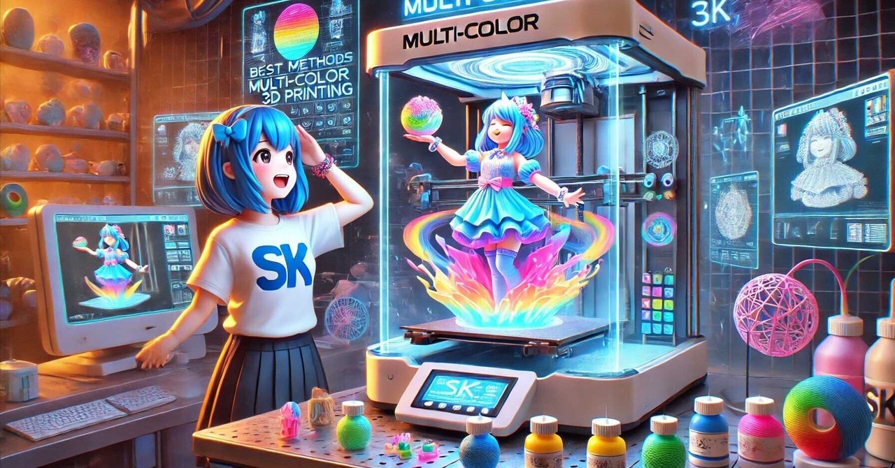 2025年にマルチカラー3Dプリントをするならどの方法が良い？｜SK本舗