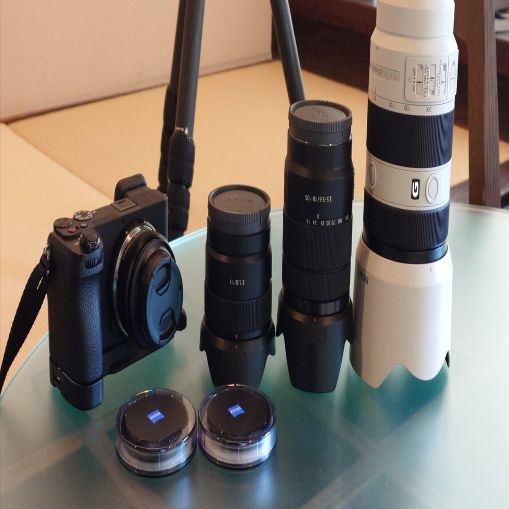 SONY α6700 お迎え1年記念☆ 手持ちの機材を紹介するコーナー #ハマっ