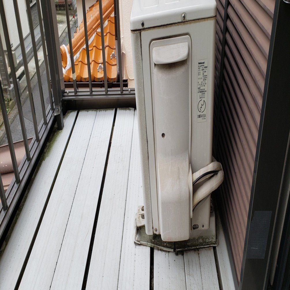 樹脂製エアコン架台(プラブロック)が割れた？｜有)越谷電器