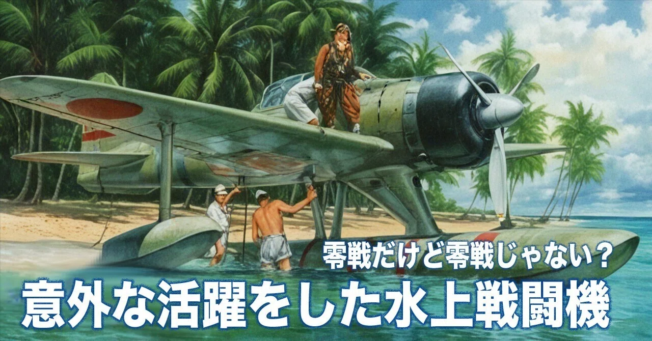 零戦だけど零戦じゃない？意外な活躍をした水上戦闘機｜ワンモア@航空