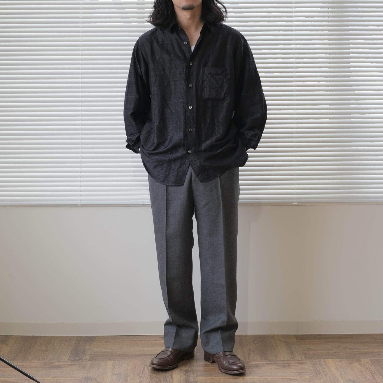 谷吹　スラックス　YANASE やぶき 未使用 谷吹 YANASE WOOL SLACKS FREEサイズ - メルカリ