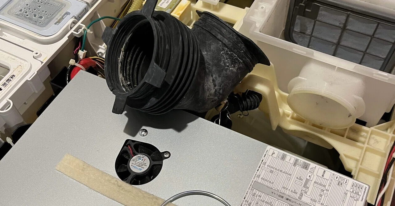 ドラム式洗濯乾燥機を分解した｜ますだひでゆき