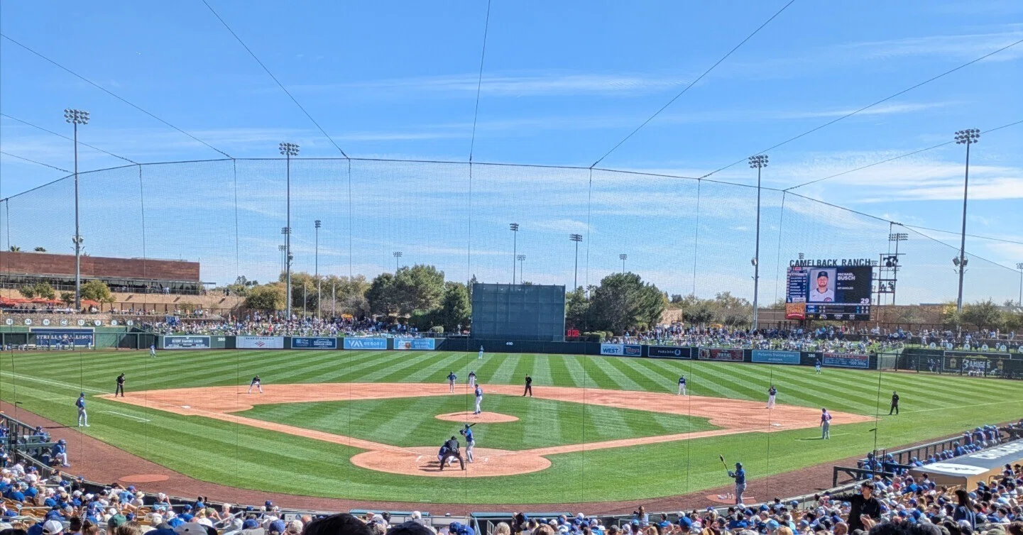 カブス@ドジャース]キャメルバック・ランチでMLBオープン戦観戦 ｜トシ