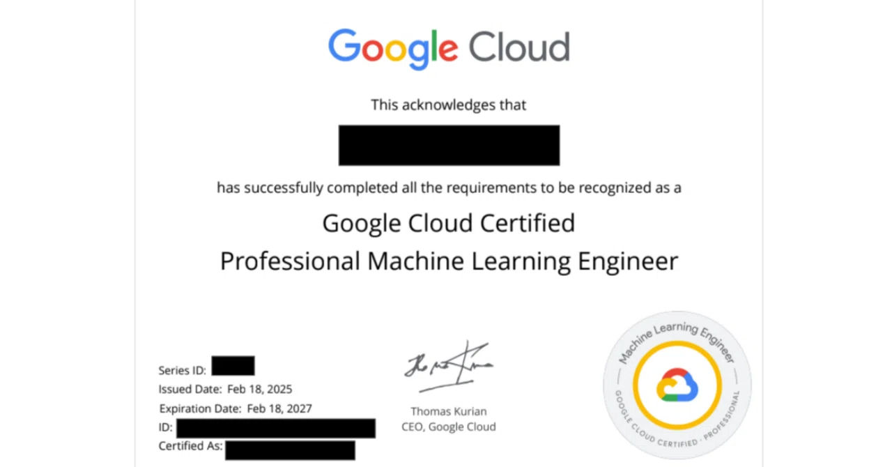 合格体験記】ゼロから独学でGoogle Cloud Professional Machine 