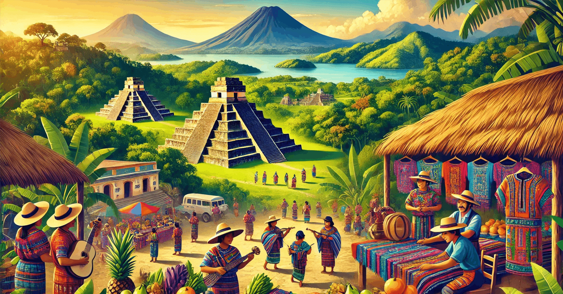 南米　ペルー　メキシコ　グァテマラ　ボリビア　　はにわ グアテマラ」はどこにある？接する国々を言える？メキシコと