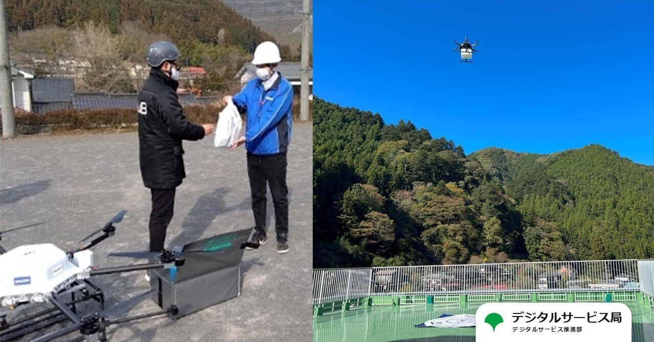 ドローンを活用した物流サービスの社会実装プロジェクト ～ドローンで