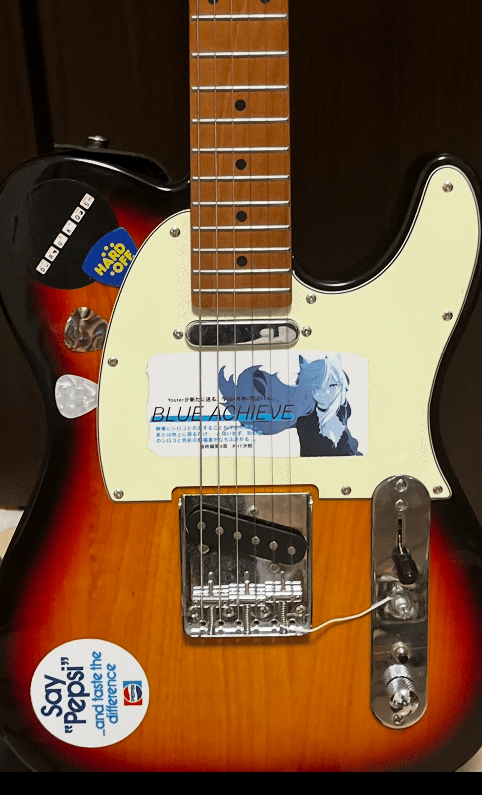 ジョニーグリーンウッドのようなギターを目指して改造したら、ギターの