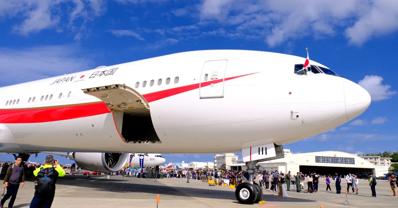 木製 政府専用機 沖縄】美ら島エアフェスタで政府専用機｜Heira.K