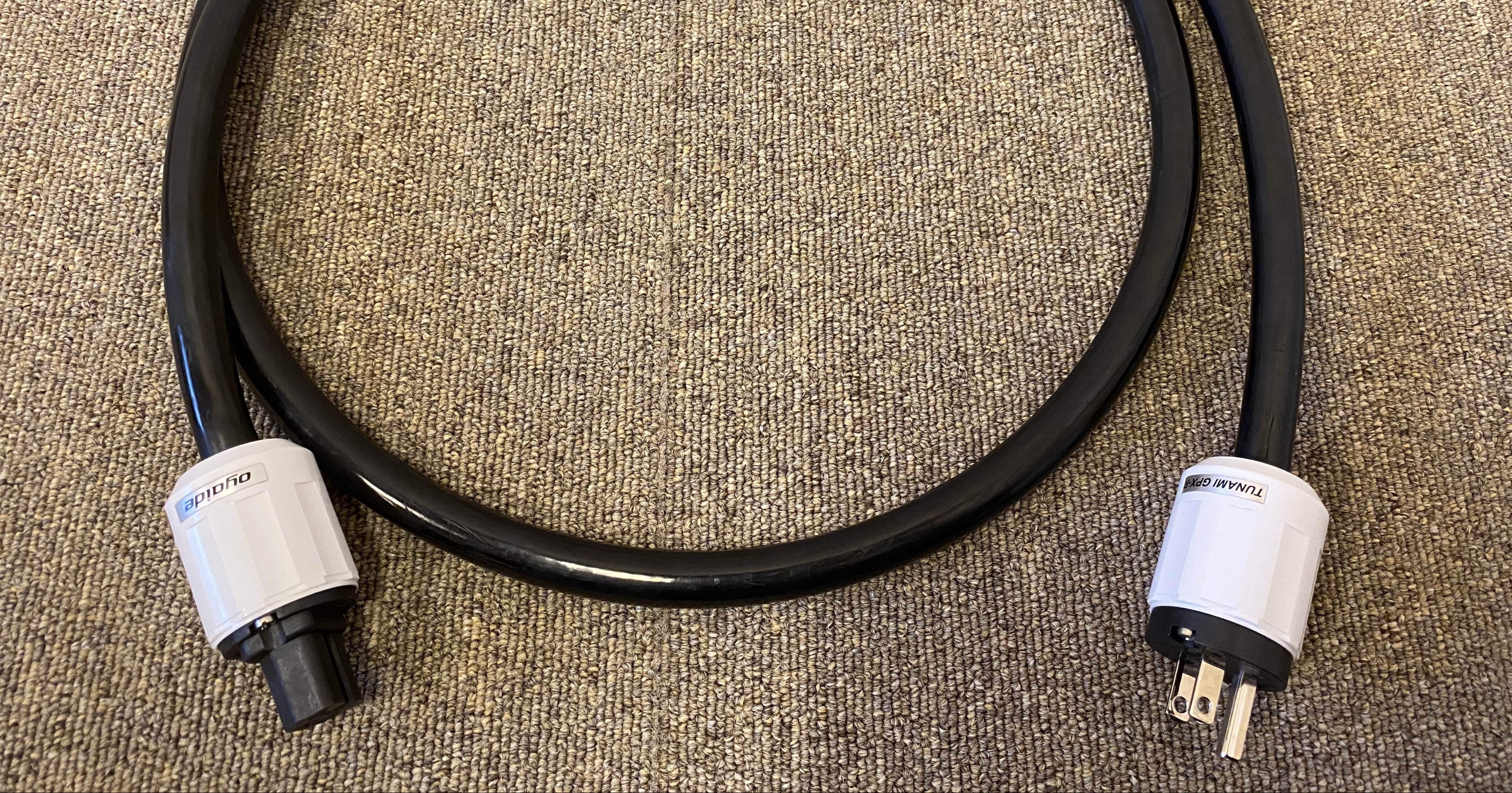 太くて硬い取り回しだけど音は良い！OYAIDEの電源ケーブルTSUNAMI GPX