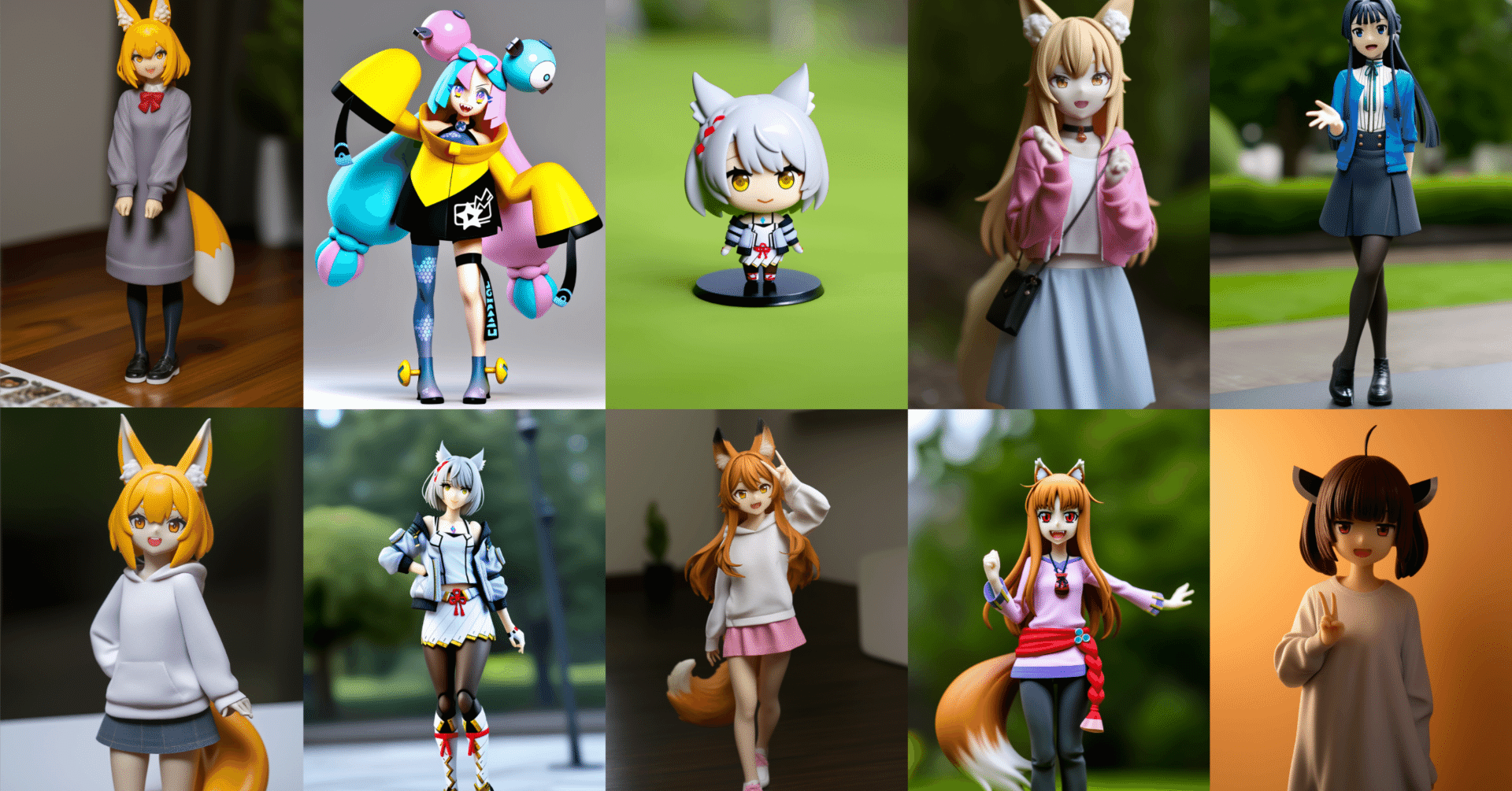 NovelAI Diffusion V4で生み出す“フィギュア風”キャラクター：質感重視