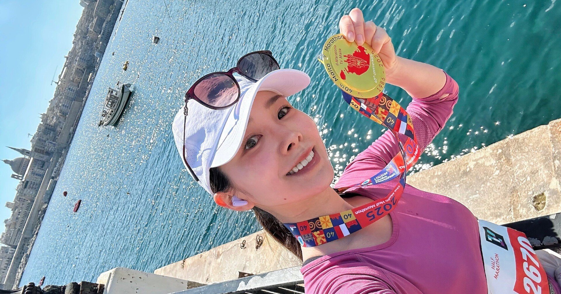 地中海を走る！マルタマラソン🇲🇹｜shion kurosawa／黒澤詩音