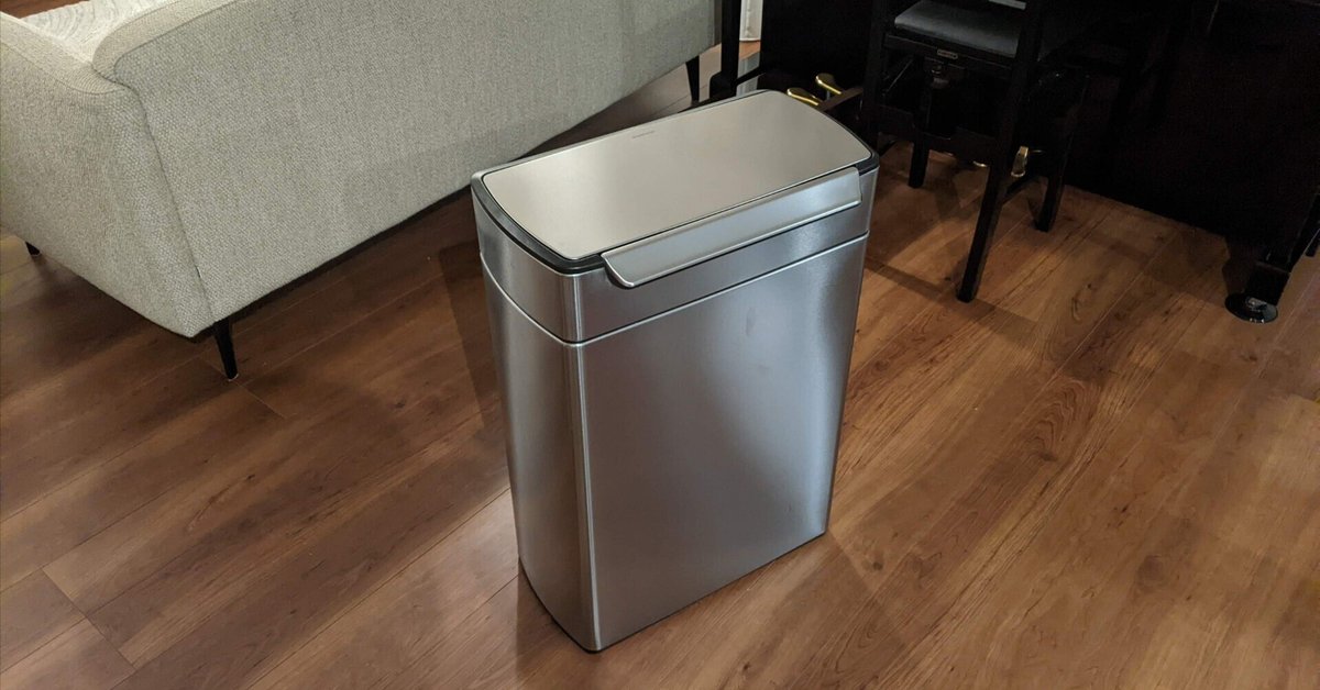 シンプルヒューマン でかいゴミ箱1年使用レビュー(simplehuman