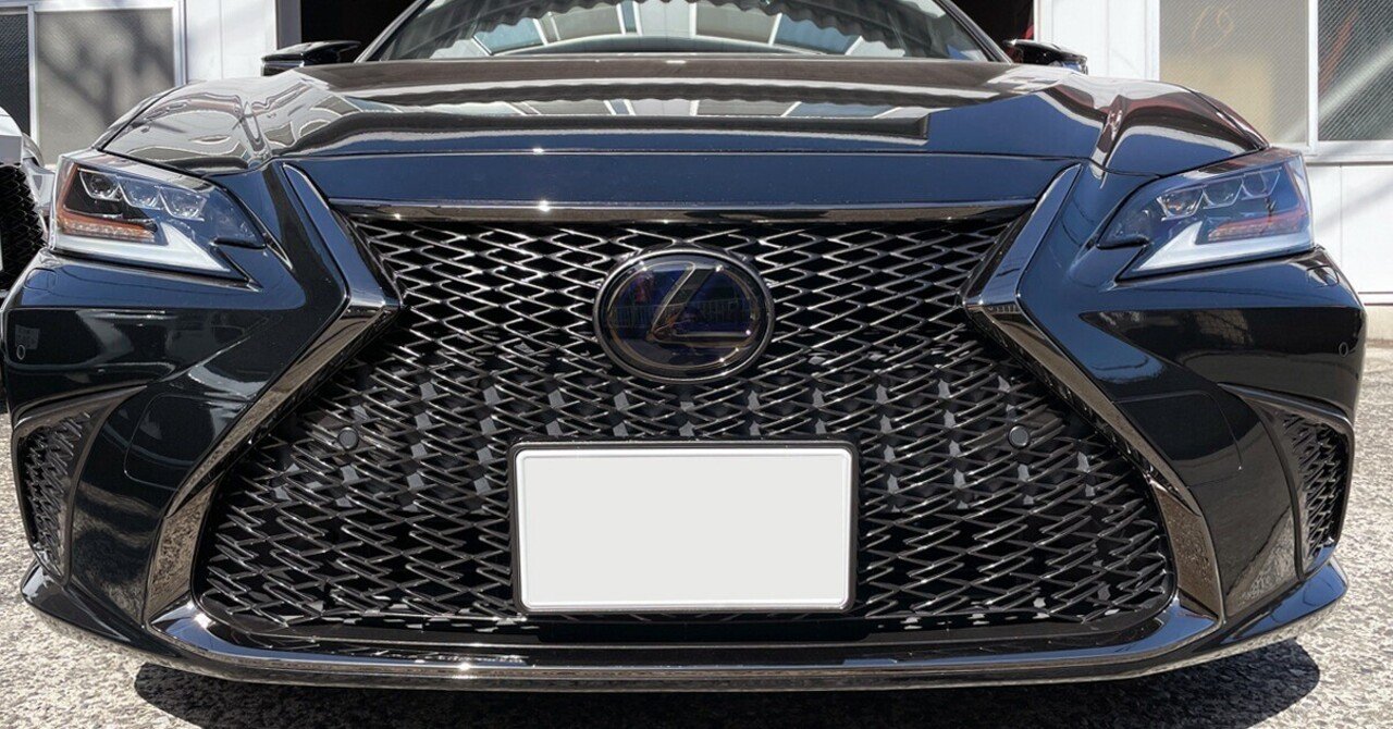 レクサス LS 純正 グリル　エンブレム付 レクサスLS/LEXUS/F40米国LS460純正USエンブレム-フロントグリルL