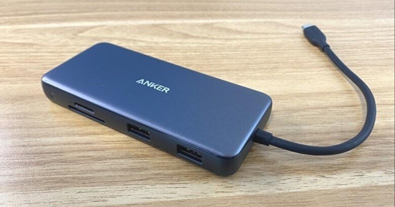アンカー　Anker PowerExpand 8-in-1 Anker USB C Hub, PowerExpand 8-in-1 USB C Adapter, with Dual 4K HDMI, 100W  Power Delivery, 1 Gbps Ethernet, 2 USB 3.0 Data Ports, SD and microSD Card