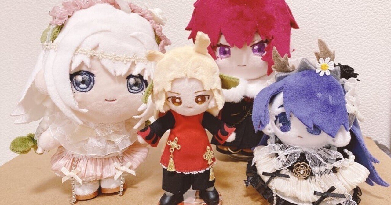 振り返り】poinuiちゃんの型紙でOCのぬいぐるみを作りました｜Mai