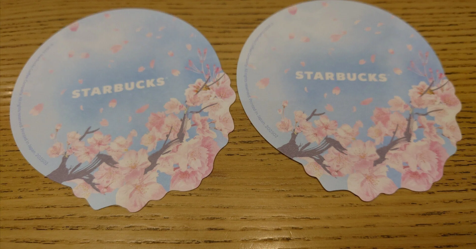 スタバのSAKURA2025コースター第3弾『散る』🌸｜ORANGE🍊