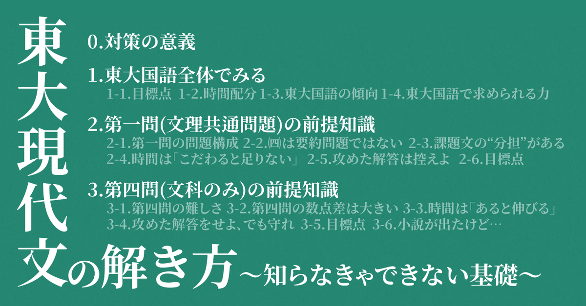2016入試攻略問題集 東京大学 国語 東大現代文の解き方〜知らなきゃ